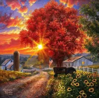 Пазл Восход солнца