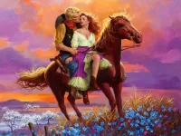 Пазл Возлюбленная ковбоя