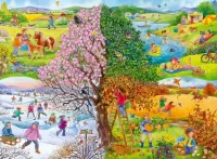 Пазл Времена года 