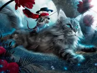 Пазл Всадник на коте