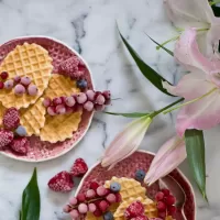 Пазл Вафли с ягодами