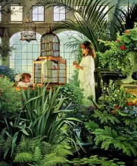 Пазл Winter Garden