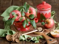 Пазл Яблочки