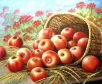 Пазл Яблочки