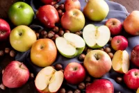 Пазл Яблоки