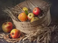 Пазл Яблоки