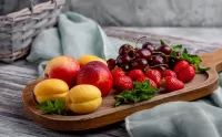 Пазл Ягоды и фрукты