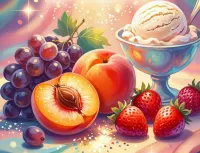 Пазл Ягоды и мороженое 