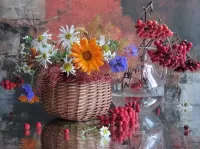 Пазл Ягоды рябины