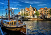 Пазл Яхта у причала