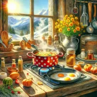 Пазл Яичница