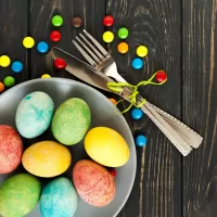 Пазл Яйца и драже