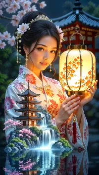 Пазл Японка