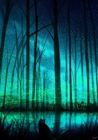 Пазл Яркая ночь