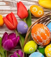 Пазл Яркая Пасха