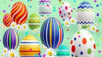 Пазл Яркие писанки