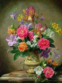 Пазл Яркий букет