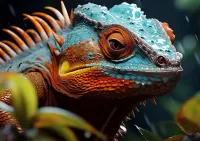 Пазл Ящерица 