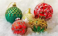 Пазл Ёлочные шарики