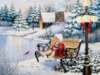 Пазл Юная фигуристка