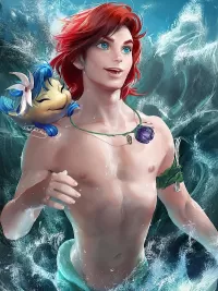 Пазл Юноша-русалка