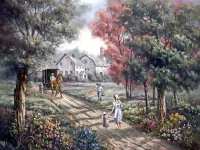 Пазл За городом