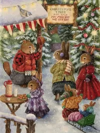 Пазл За ёлкой