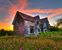 Пазл Заброшенный дом