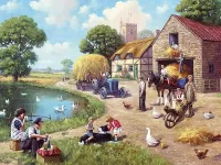 Пазл Заготовка сена