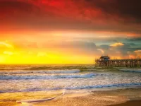 Пазл Закат на море