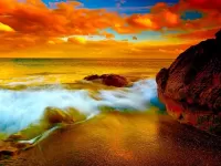 Пазл Закат на море 