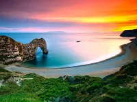 Пазл Закат над морем