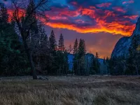 Пазл Закат в горах