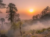 Пазл Закат в горах