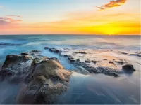 Пазл Закат в океане