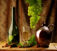 Пазл Закуска и вино