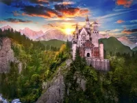 Пазл Замок Нойшванштайн