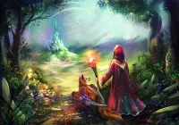 Пазл Замок и странник