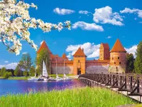 Пазл Замок в Тракай