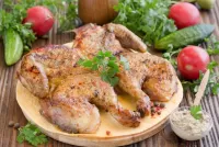 Пазл запеченная курица