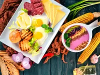 Пазл Завтрак с кукурузой