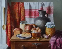 Пазл Завтрак в деревне