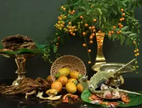 Пазл Зеленый натюрморт