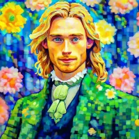 Пазл Зеленый пиджак