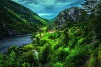 Пазл Зелёная Норвегия
