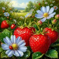 Пазл Земляника