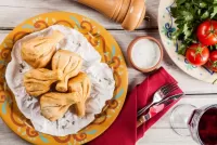 Пазл Жареный хинкали
