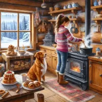 Пазл Жду обед