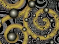 Пазл Желтое и серое