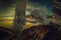 Пазл Жесткая посадка